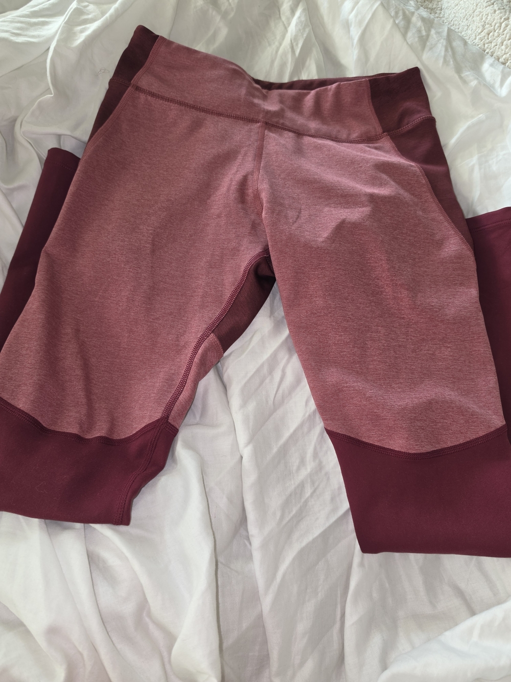 Nike Maroon Athletic Leggings